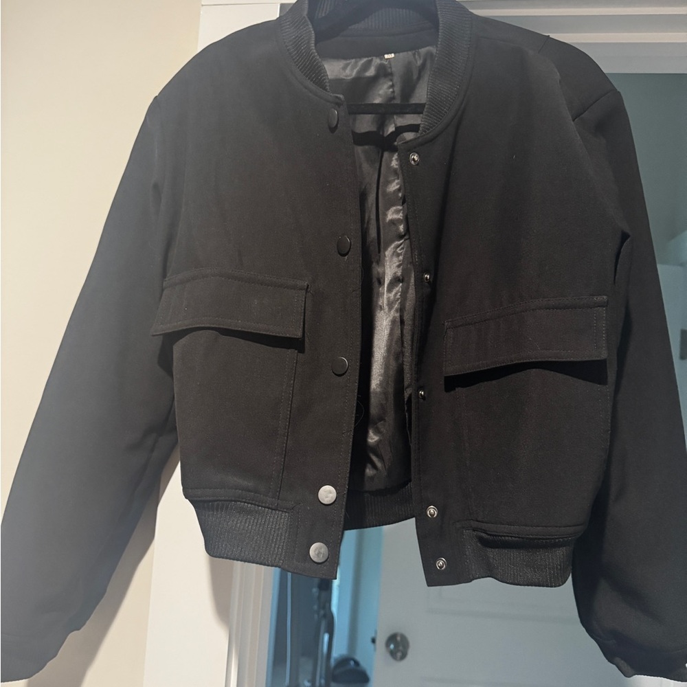 Black Varsity Jacket
